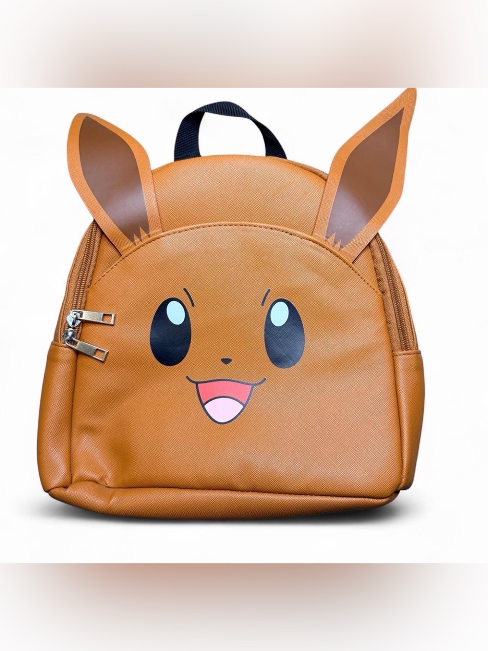 Pokemon Eevee Kids Backpack in Brown with Ear Accents